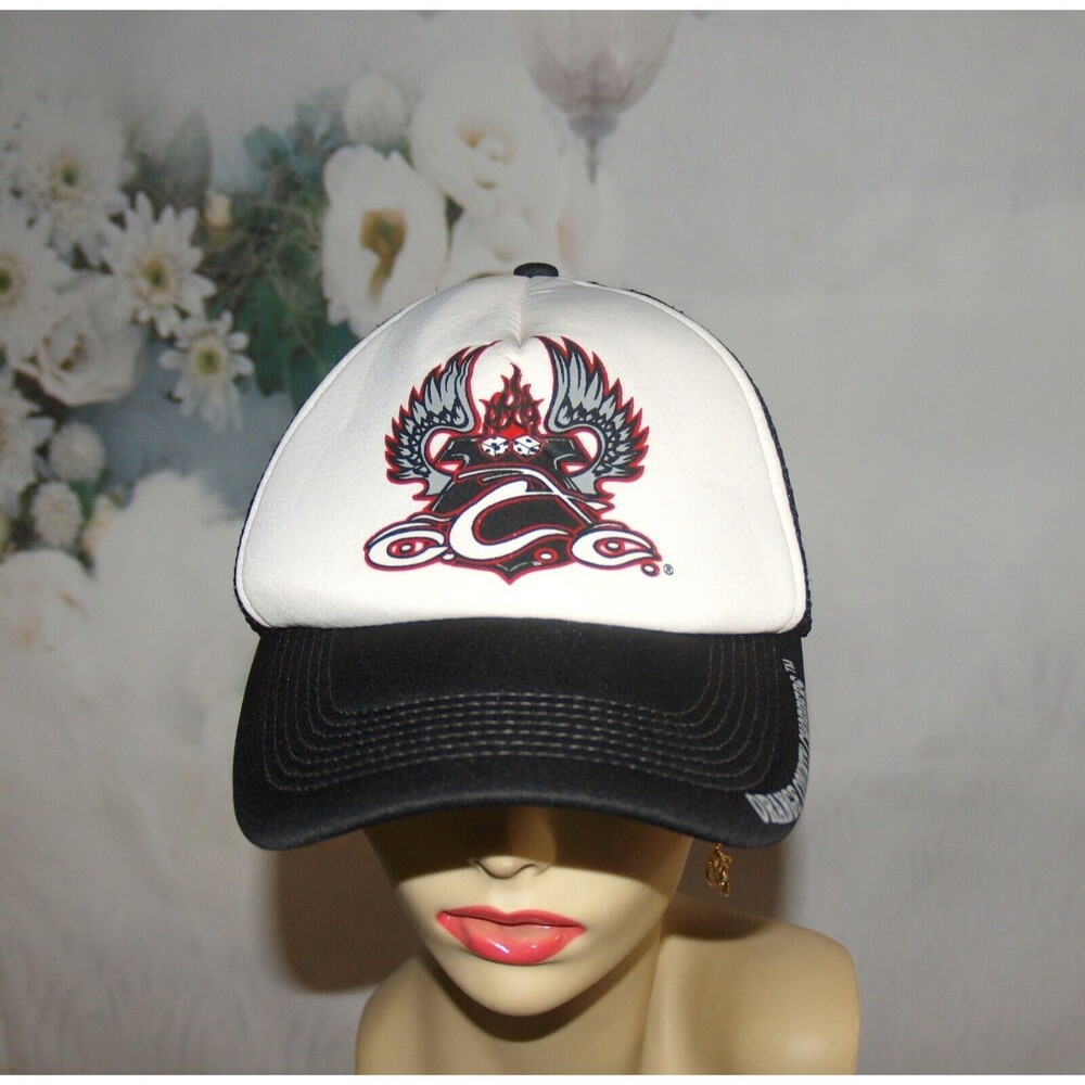 Vintage 90s County Choppers Trucker Snapback Hat Cap RARE